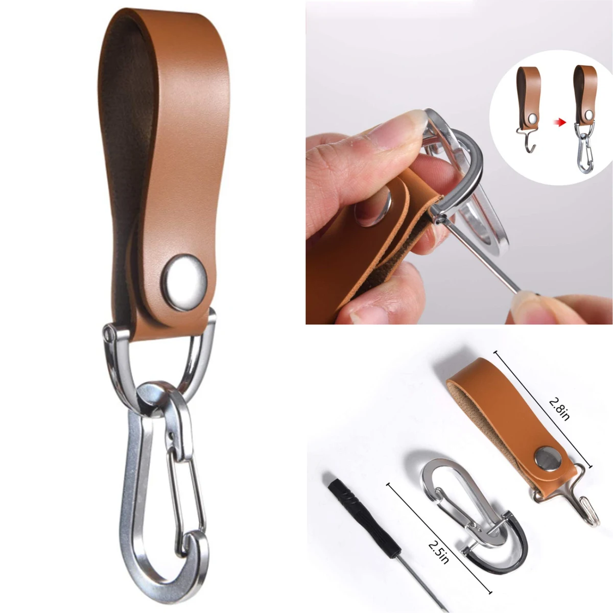 Leather Belt Key Organizer 1
