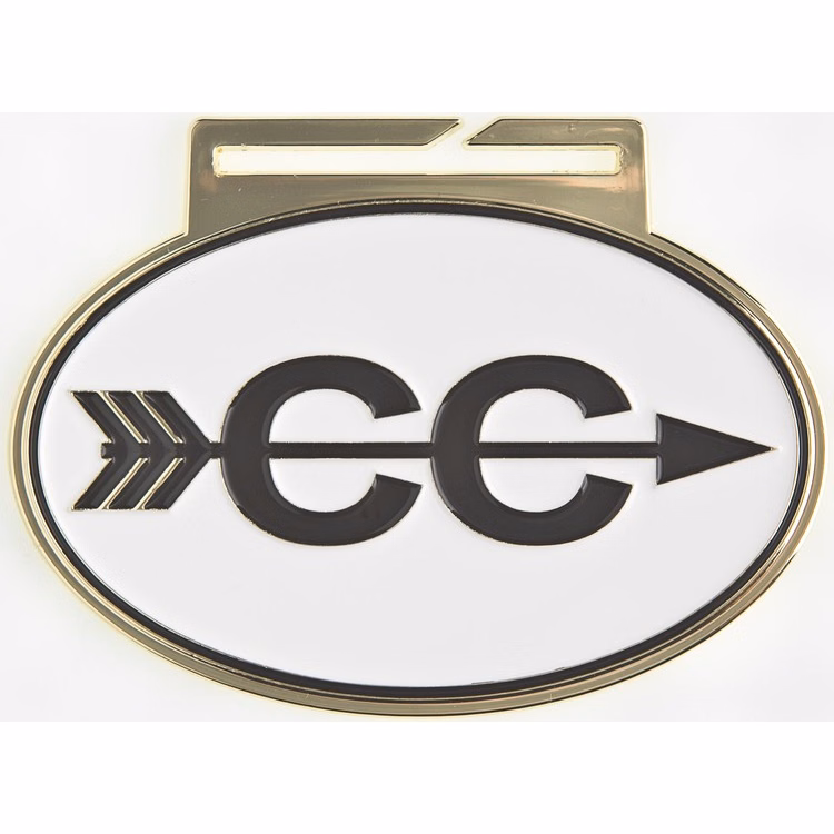 Cross Country Large Oval Running Medal with Ribbon