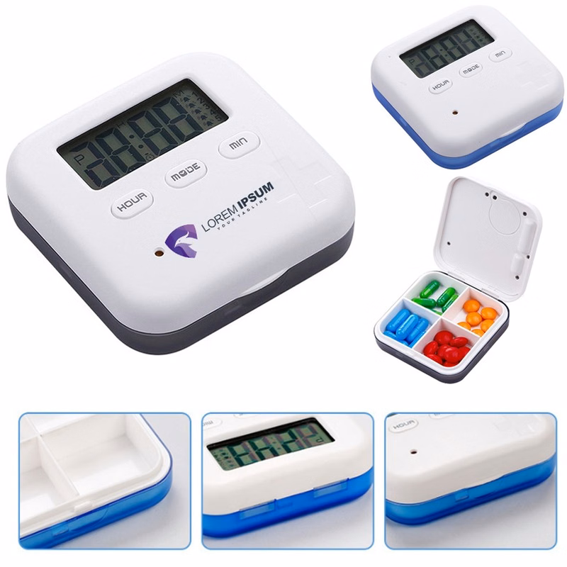 Intelligent Timing Warning Vibration Electronic Pills Container