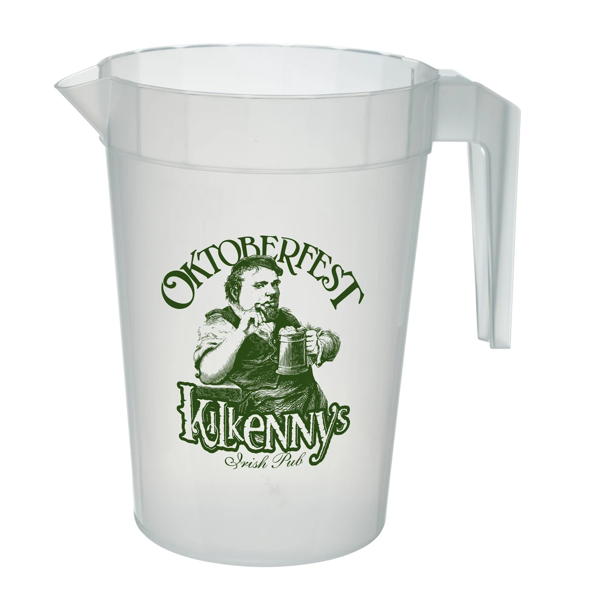 64 Oz. Translucent Plastic Stackable Pitcher 1