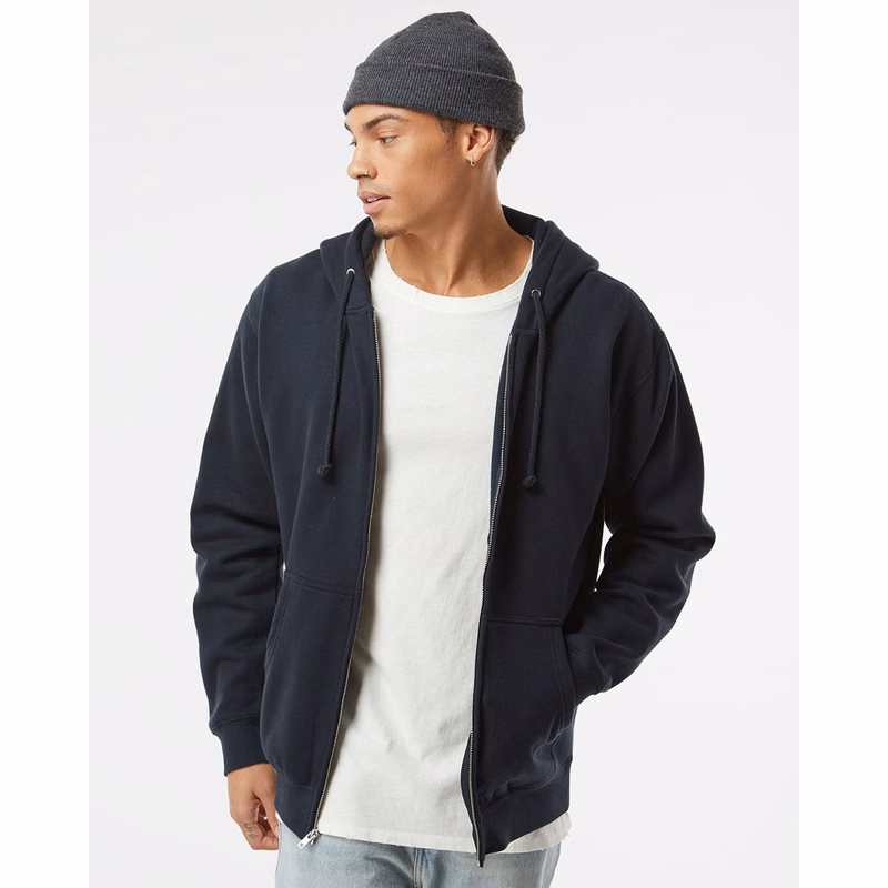 Unisex Heavyweight Full-Zip Hooded Sweatshirt - IND4000Z