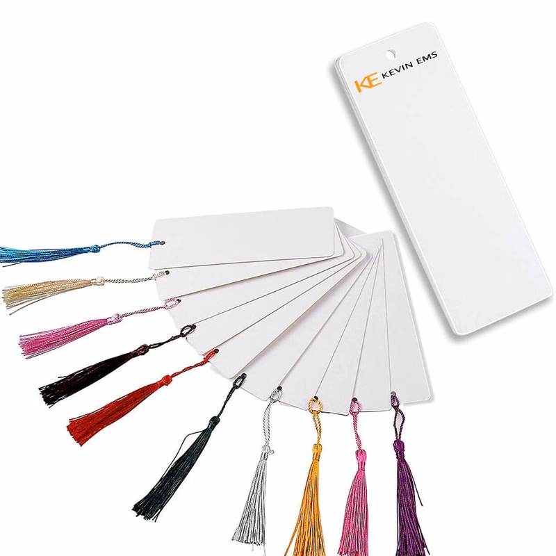 12-Pack Blank Cardstock Tassel Bookmarks