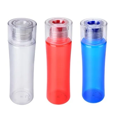 Plastic Water Bottle with Curved Body 1