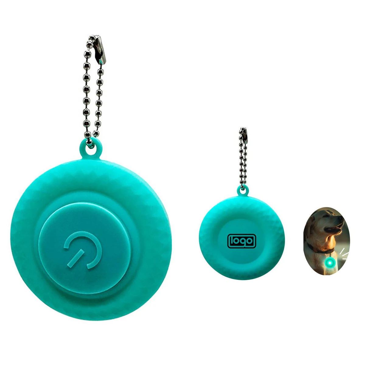 Pet Anti Loss LED Luminous Collar Pendant 1