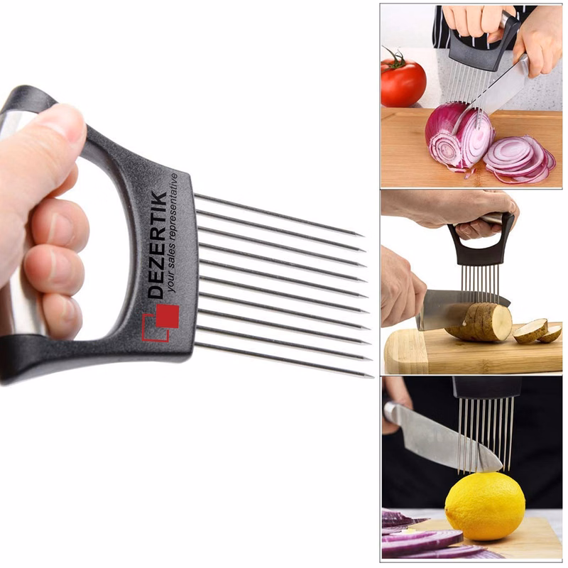Vegetable Fruits Slicer Onion Cutting Needle