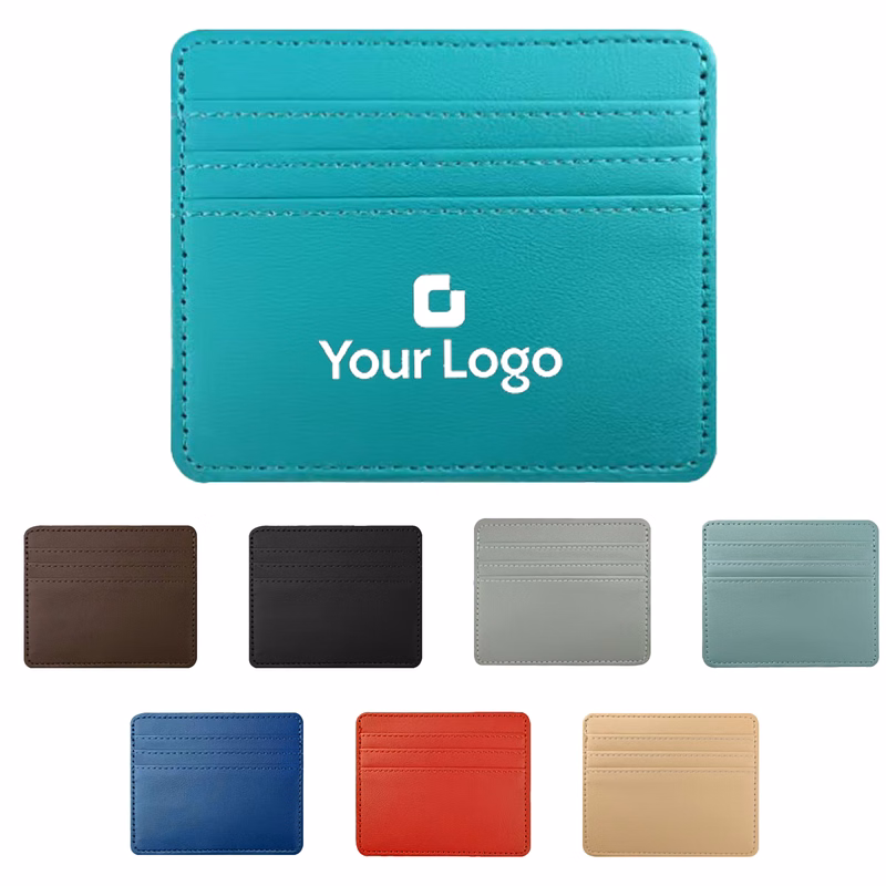 Slim PU Leather Large Capacity Card Holder Case