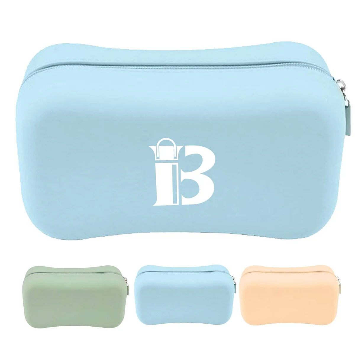 Spacious Waterproof Soap Shaped Silicone Cosmetic Bag 1