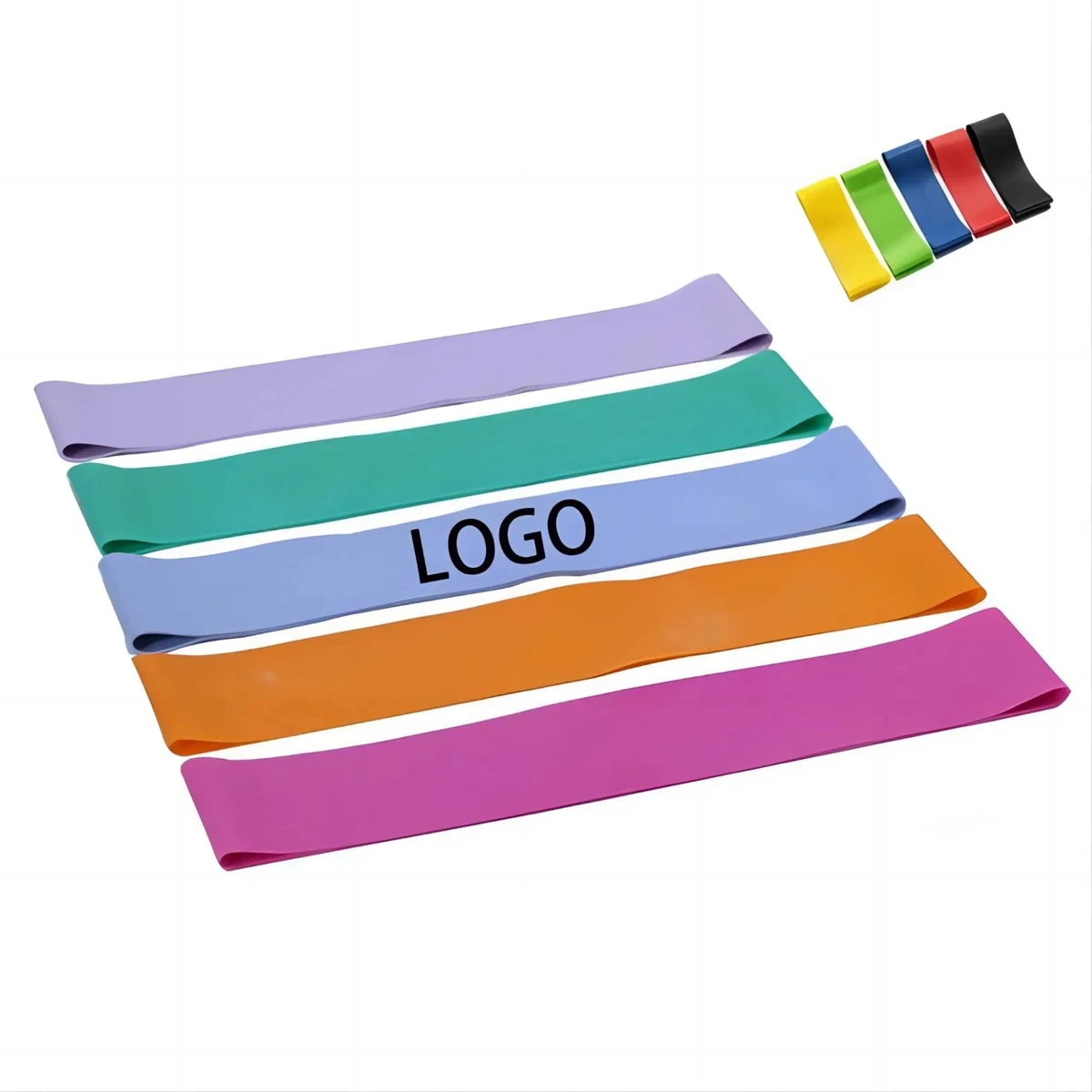MOQ50 5 in1 Exercise Resistance Band Set 1