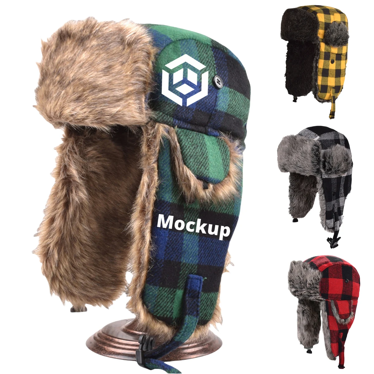 Trapper Winter Hat with Ear Flaps 1