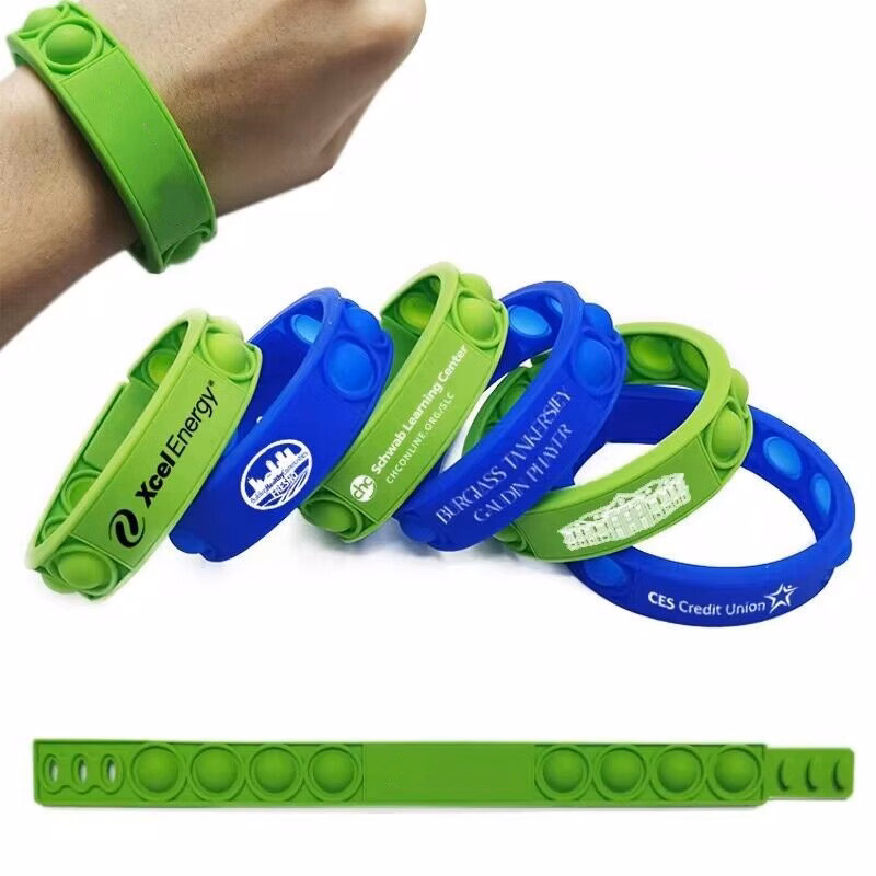 Push Pop Bubble Wristband Fidget Toy