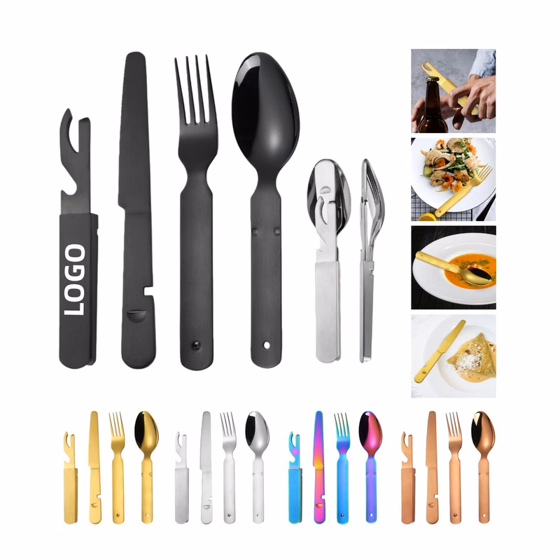 Knife Fork Spoon Set With Bottle Opener