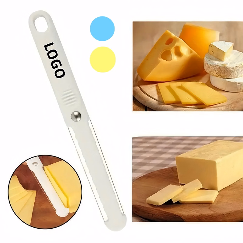 Plastic cheese and butter slicing tool
