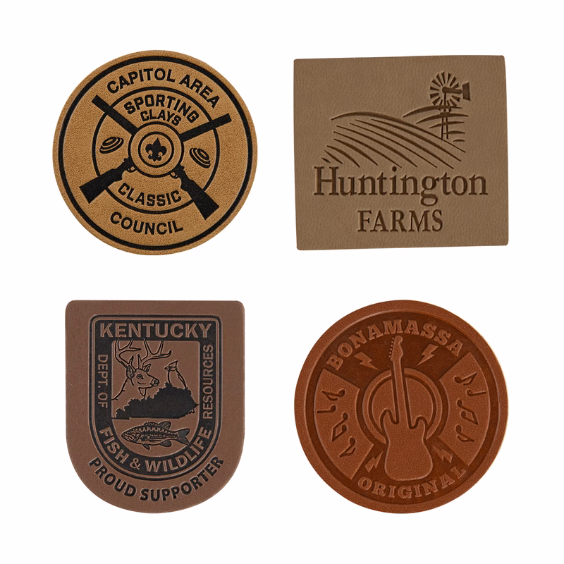2.5" Faux Leather Patch