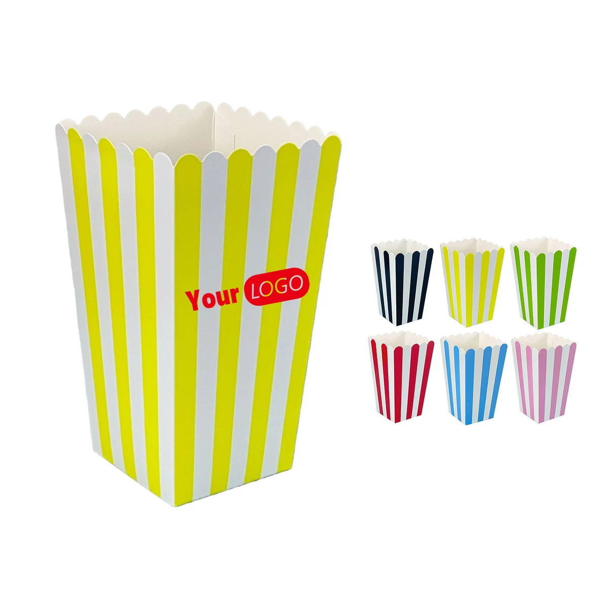 Personalized Paper Food Popcorn Box 1
