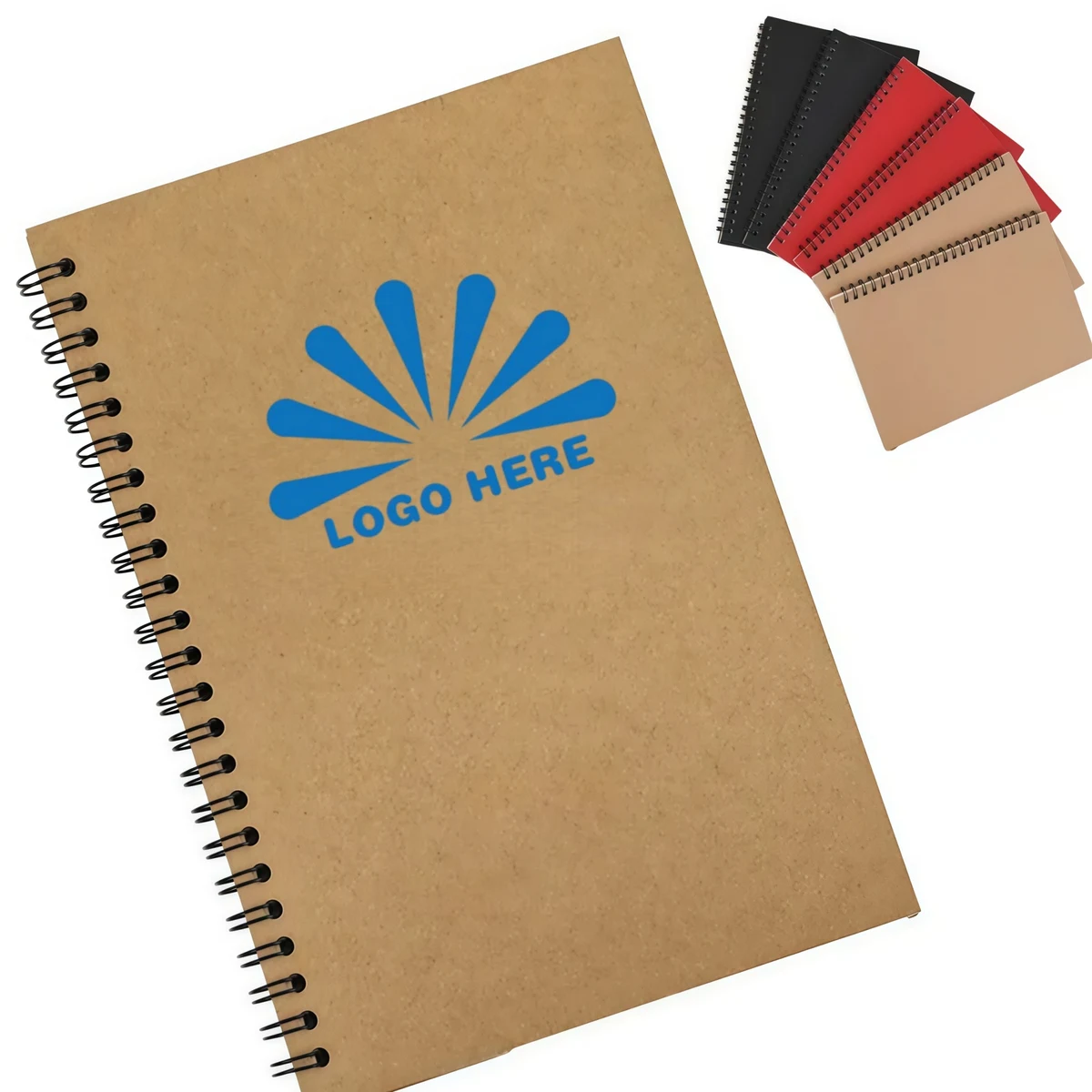 Recyclable Kraft Spiral Notebook 1