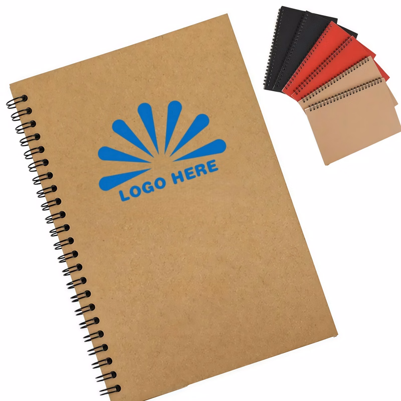 Recyclable Kraft Spiral Notebook