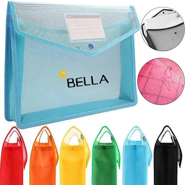A4 Size Document Storage Bag With Snap Button 1
