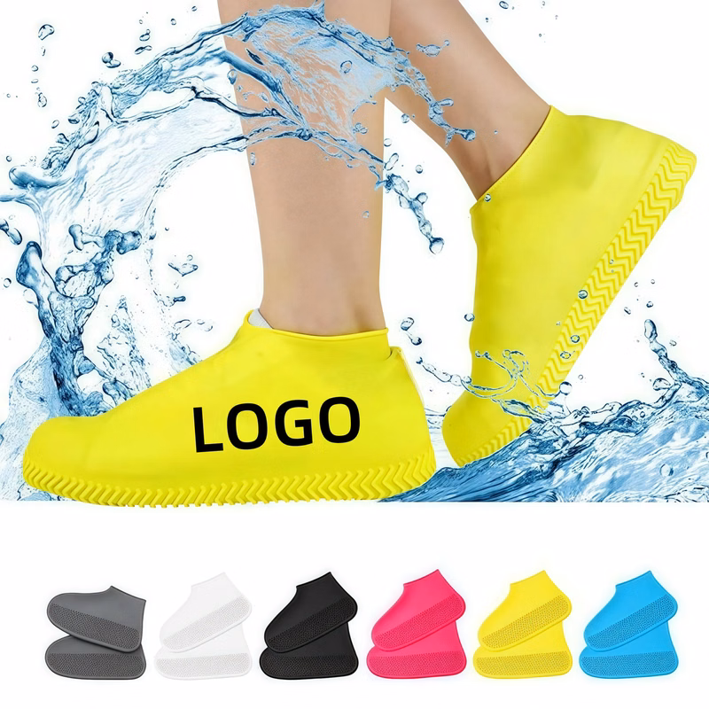 MOQ Waterproof Non Slip Shoe Covers Silicone Overshoes