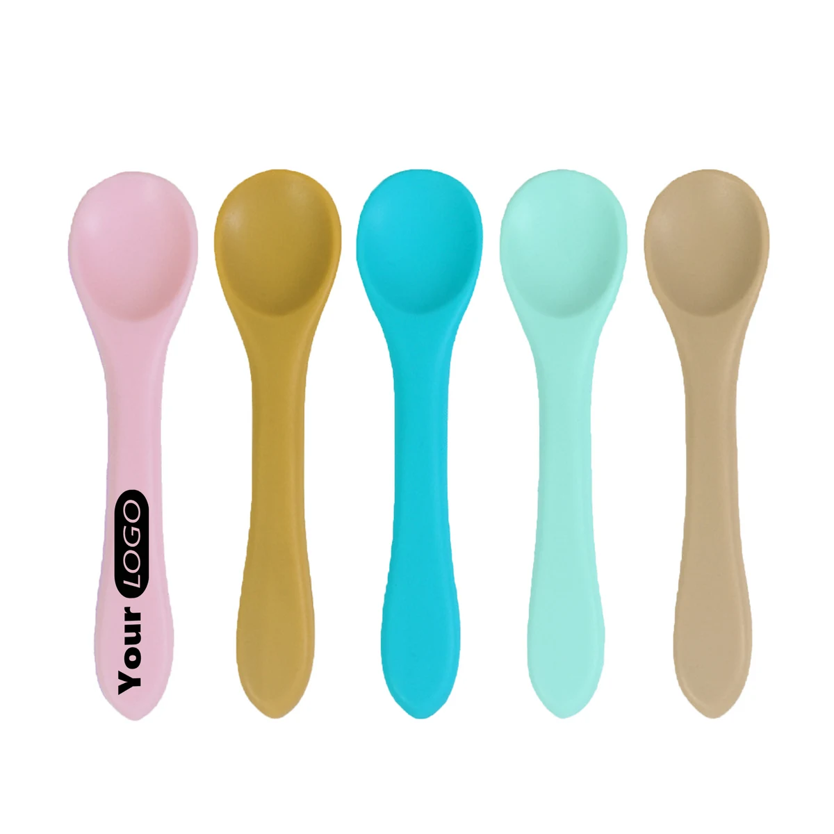 Baby Silicone Feeding Spoon 1