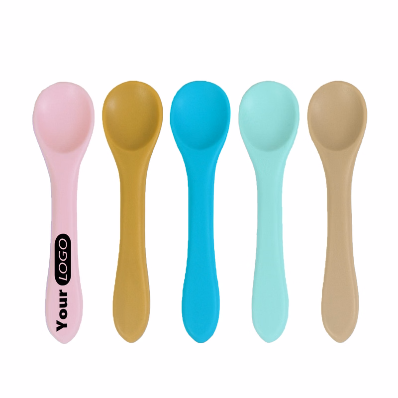 Baby Silicone Feeding Spoon