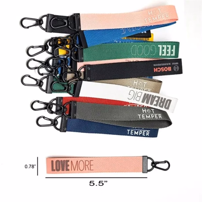 Webbing Wristband Key chains