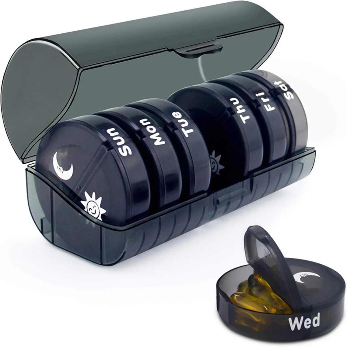7 Days Pill Box Organizer 1