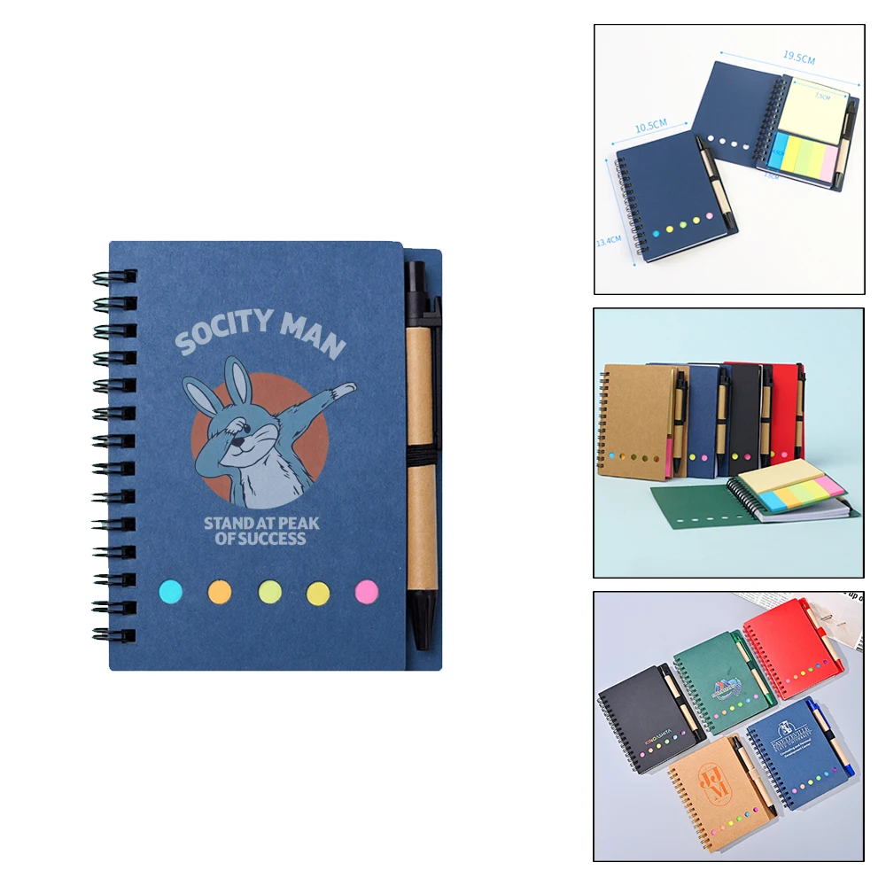 Kraft Paper Spiral Notepad Set 1
