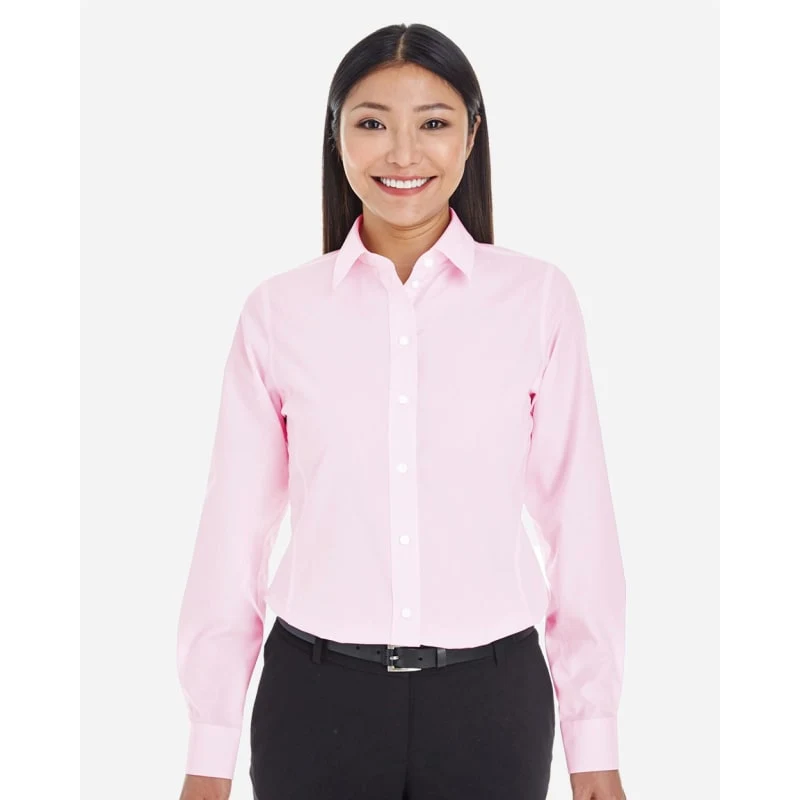 Devon & Jones Women's Crown Collection® Striped Woven Dress Shirt - DG534W 1