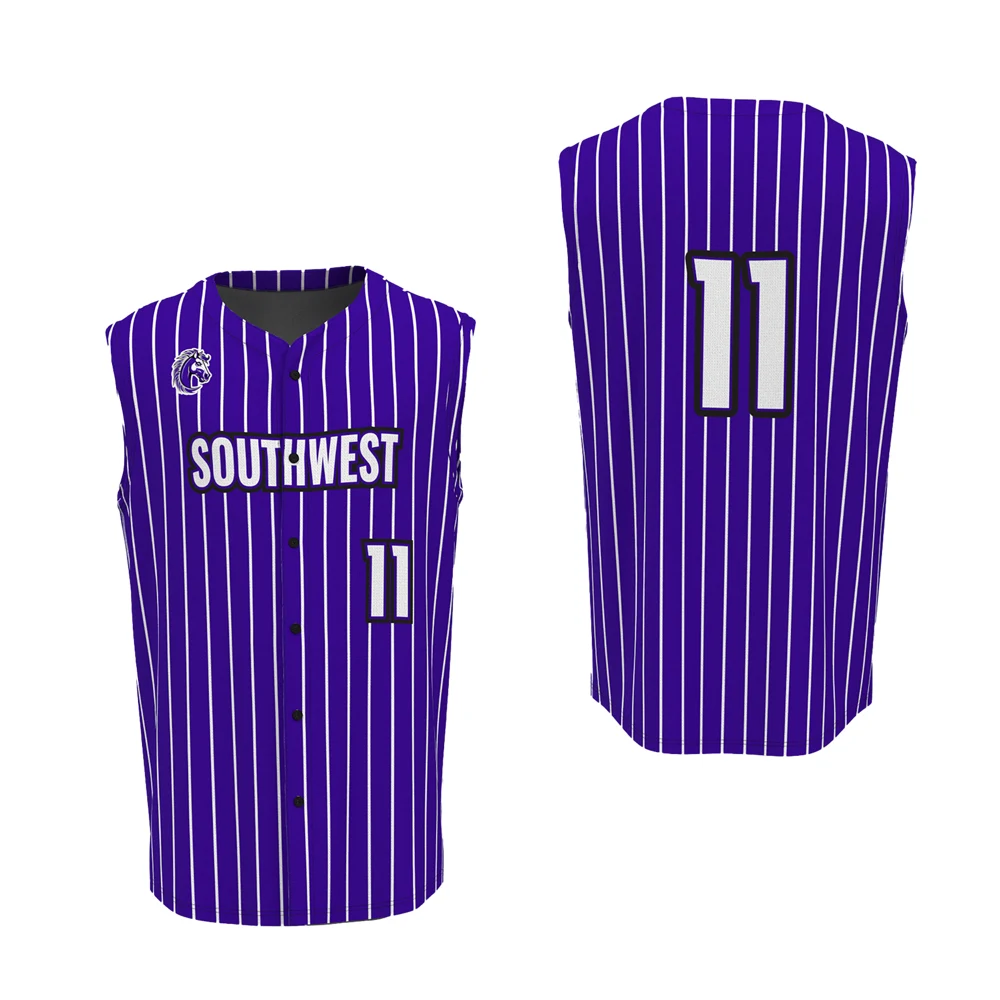 Men's Baseball Vest Pinhole Mesh Jersey 1