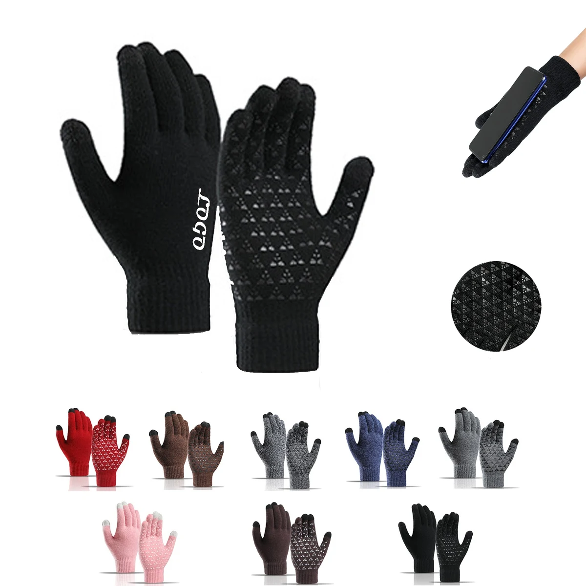 Touch Screen Knitted Warmth Gloves 1