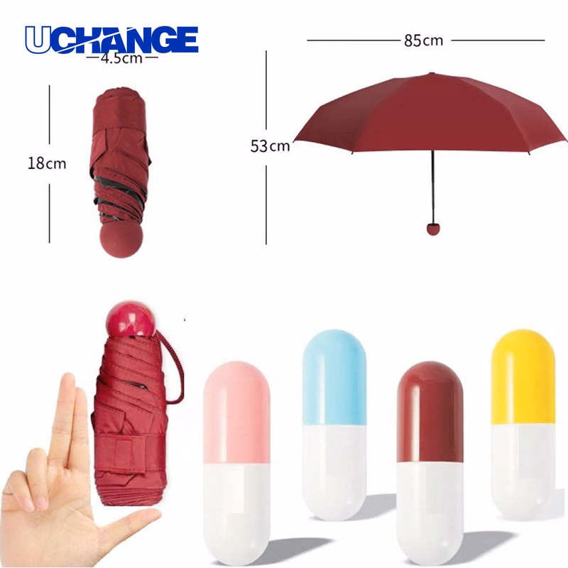 Mini Capsule Pocket Compact Umbrella