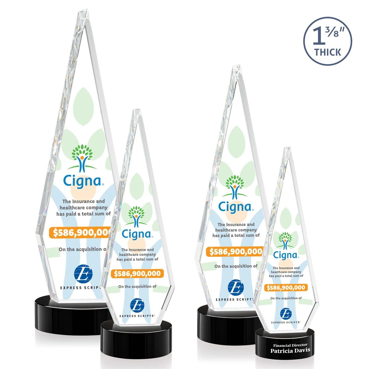 Springfield VividPrint™ Award on Stanrich Base - Black 1