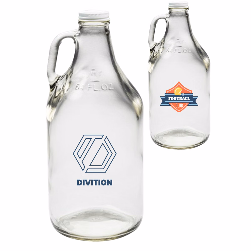 64 oz. Growlers Durable Clear glass