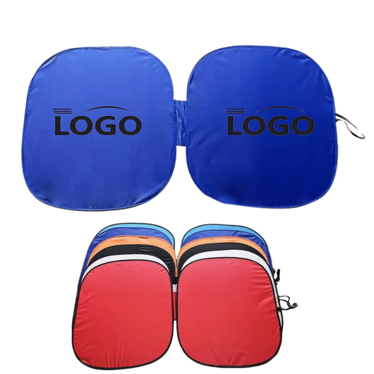 2 circles With Car Sunshade 1