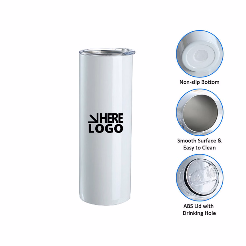 MOQ 50pcs 20 oz Sublimation Tumbler Blank