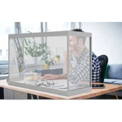 3 mm Desktop Sneeze Guards (24"x24") 1