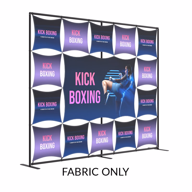 10' x 8' Modular Grid Display - Fabric Only
