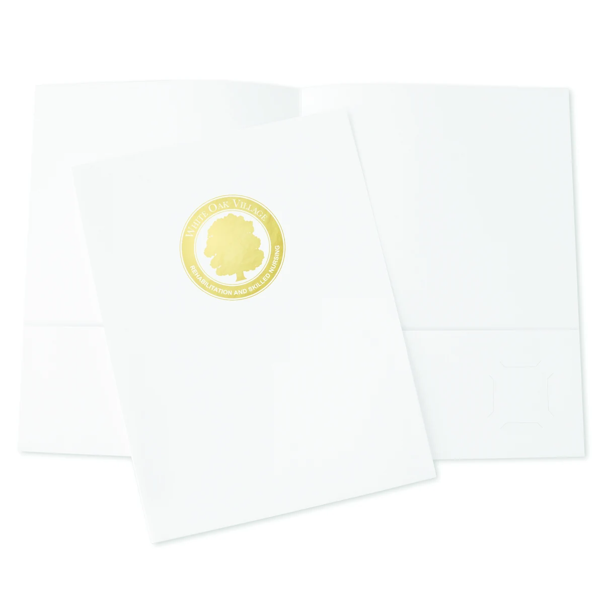 Folders - 1 Color Foil-Stamp Classic Stocks 1