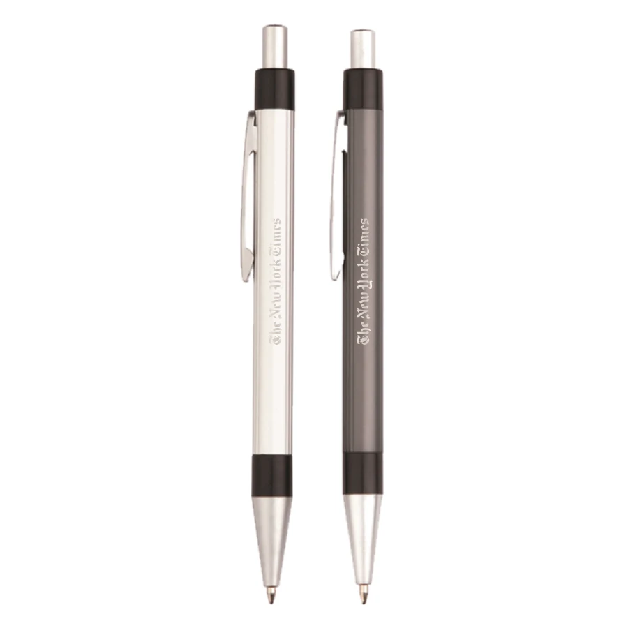 Union Printed - Metal Aluminum Click Ballpoint Pen 1