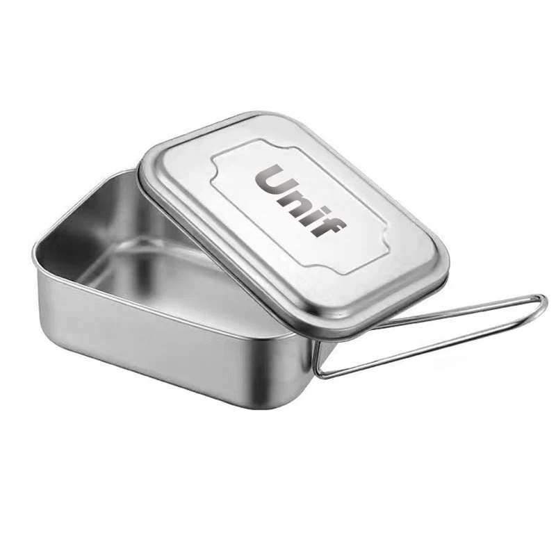 Square 304 Stainless Steel Bento Box Lunch Boxes 1