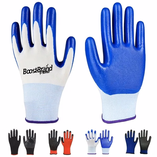 Custom Work Gloves with Enhanced Grip Palm — Professional Hand Protection Solution