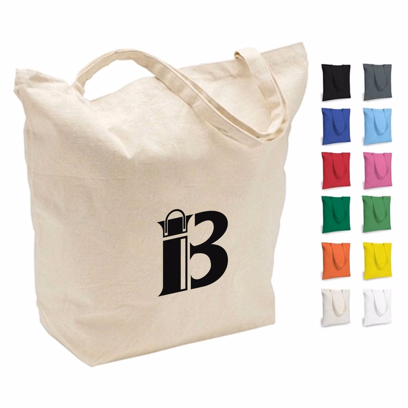 12oz Custom Canvas Tote Bag