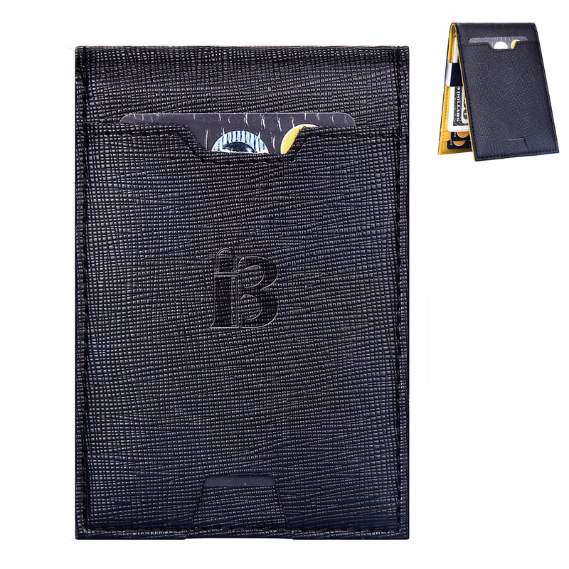 Genuine Leather Men's Ultrathin Anti-theft Wallet