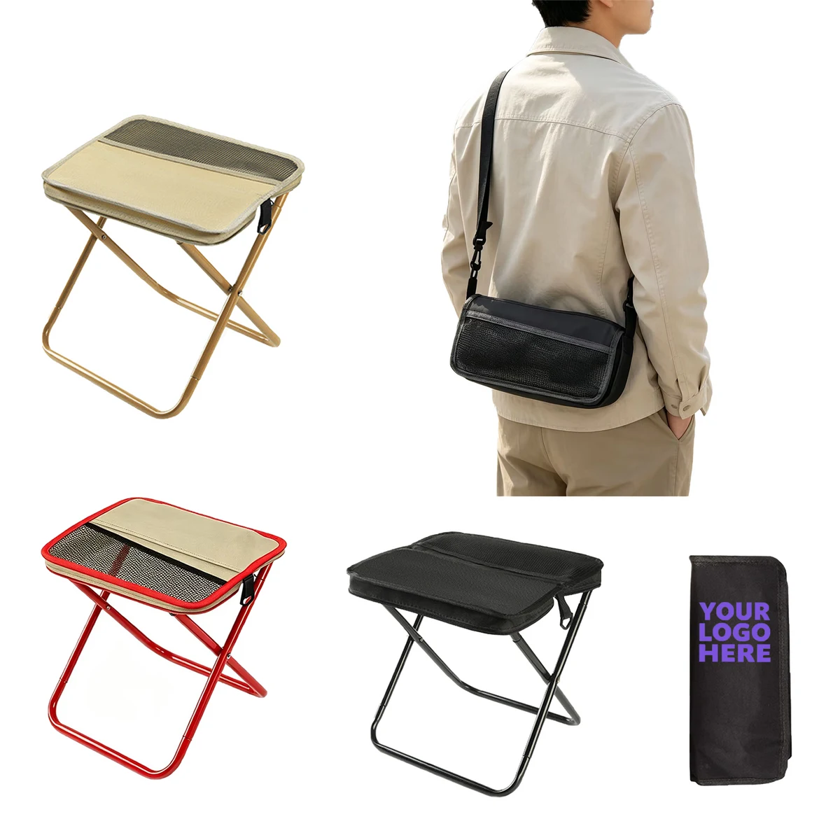 Portable Sling Carry Outdoor Folding Seat 1