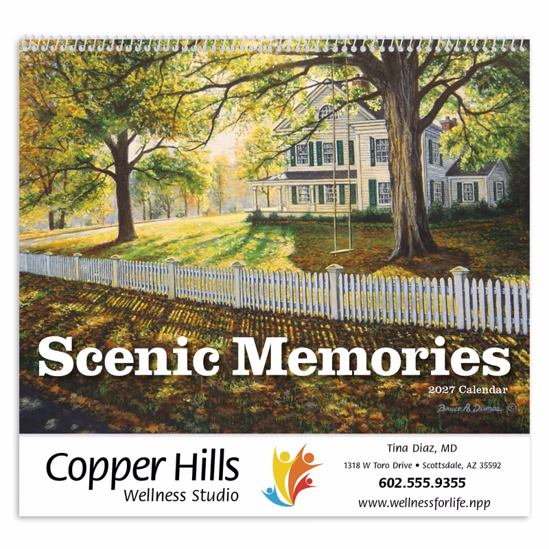 Good Value™ Scenic Memories - Spiral Calendar