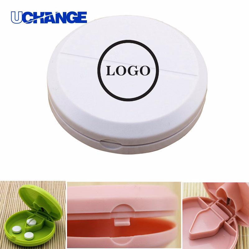 Pill Case with Cutter Organizer for Travel