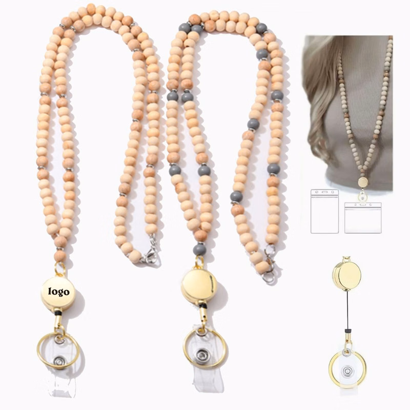 Beaded Work Badge Lanyard