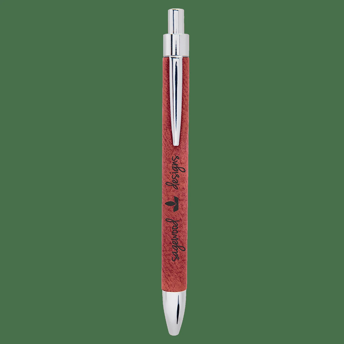 Rose Leatherette Pen 1