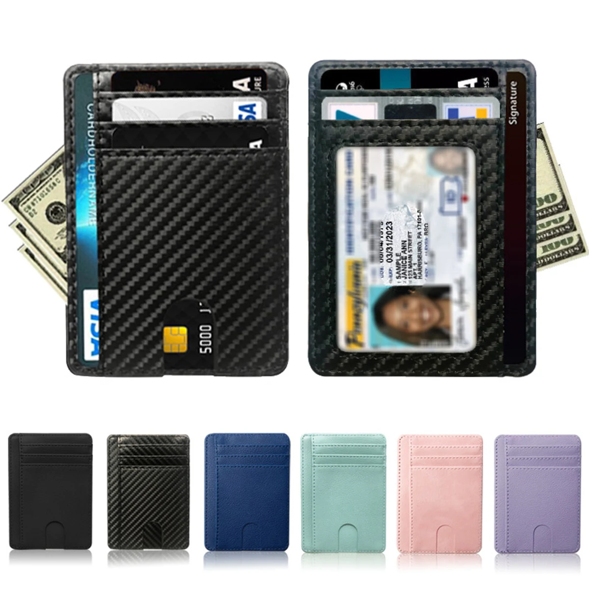 Credit Card Sleeves Case Wallet 1