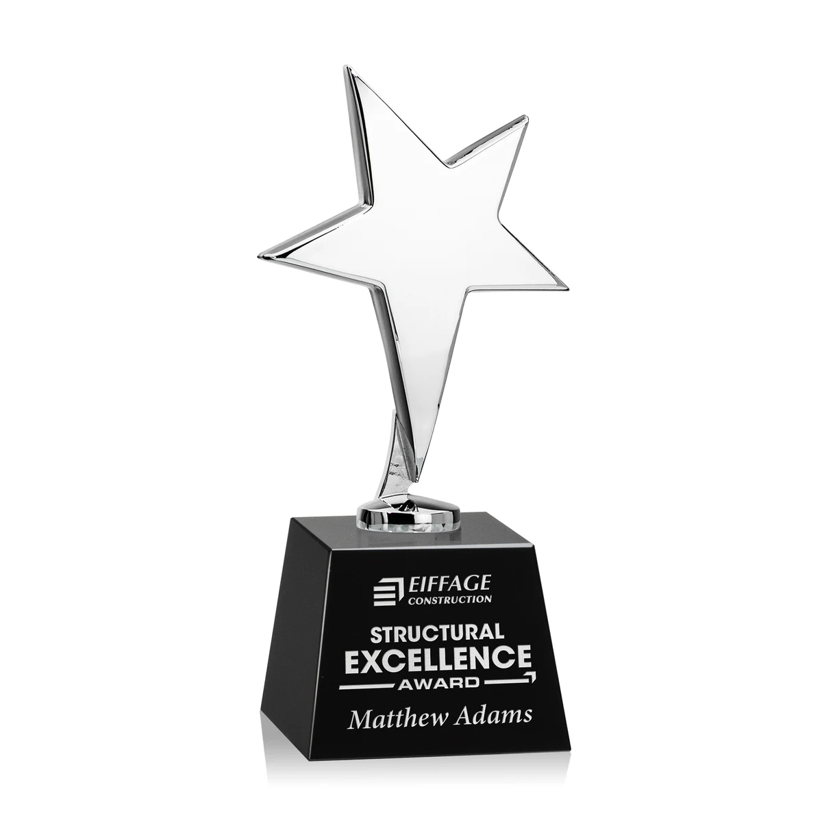 Tuscany Chrome Star on Robson Base - Black 1